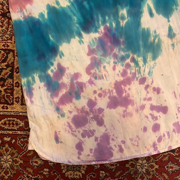 Size xs GAP hand dyed tunic shirt with vintage leather belt - Picture 10 of 12